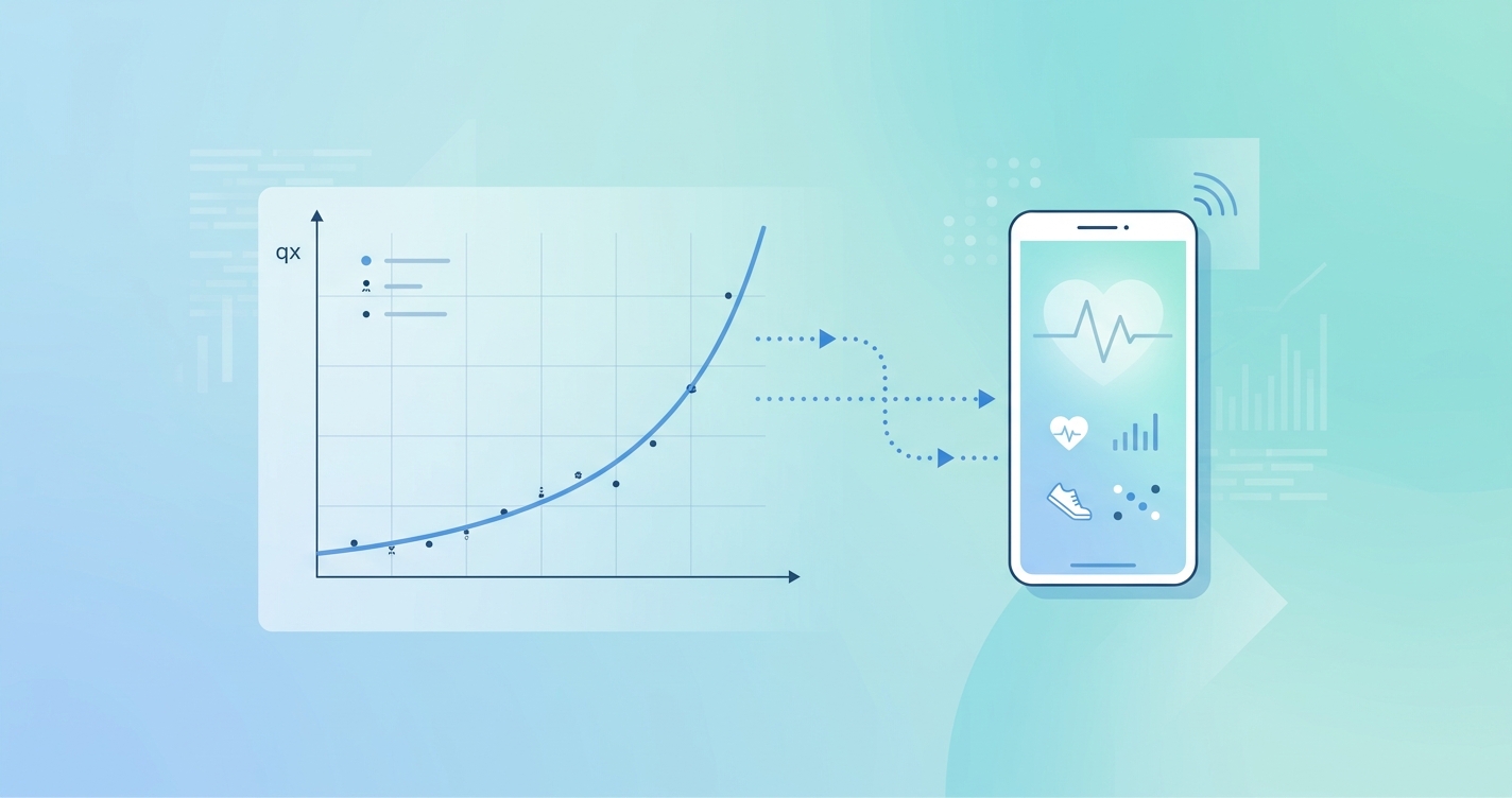 How to Calibrate Mortality Tables With Contactless Vitals Data